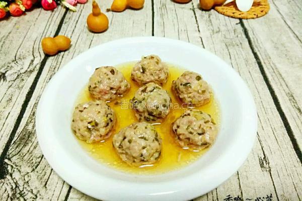 蒸肉丸的做法图解9