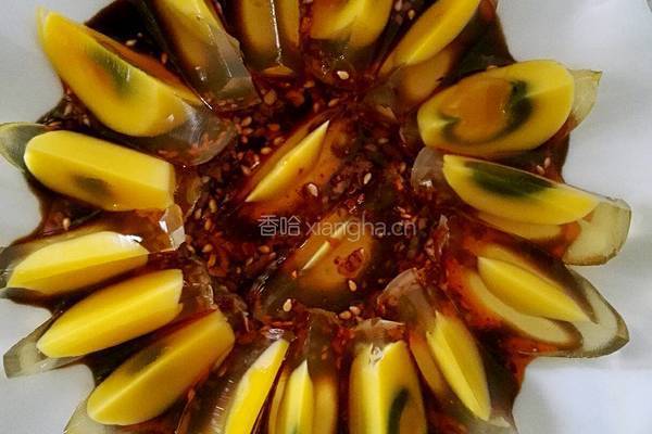 尖椒红油变蛋的做法图解5