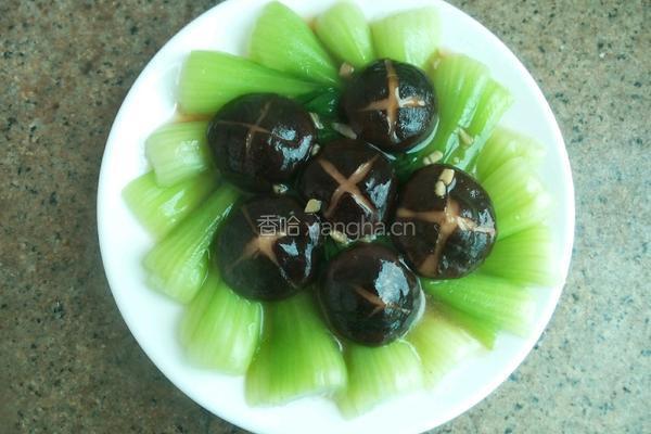香菇青菜的做法图解9