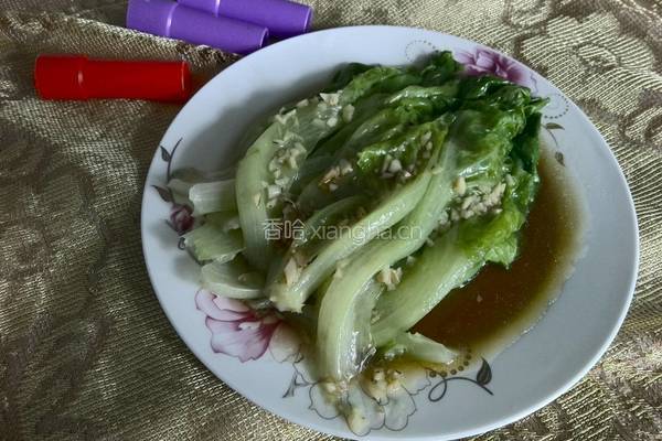 蒜蓉生菜的做法图解5