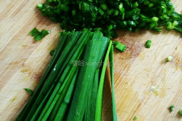 韭菜鸡蛋糯米饼的做法图解6