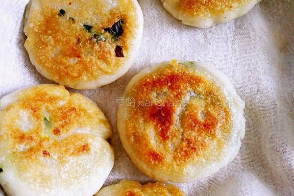 韭菜鸡蛋糯米饼的做法图解12