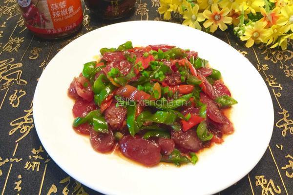 辣椒炒香肠的做法图解11