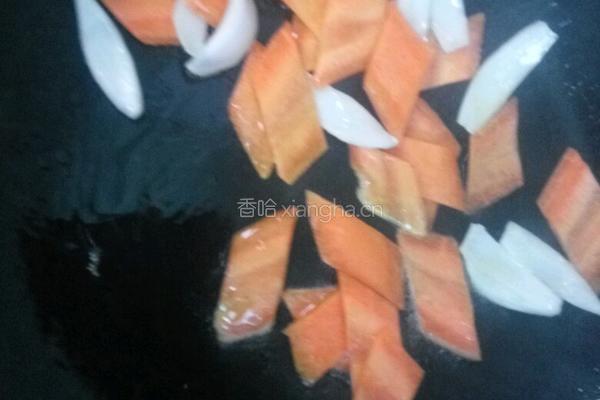 腊肠炒时蔬的做法图解5