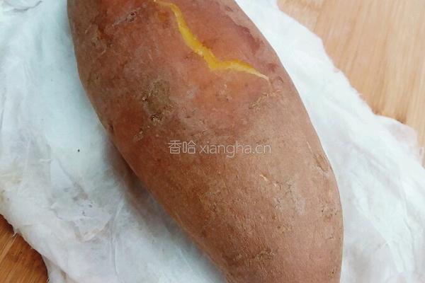 芝士焗红薯的做法图解4