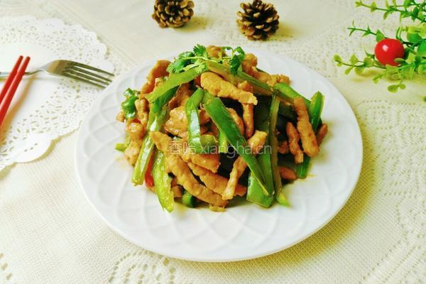  青椒炒肉的做法图解12