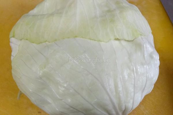 蚝油手撕包菜的做法图解2