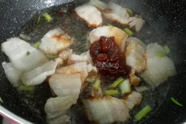 葱头炒五花肉的做法图解5