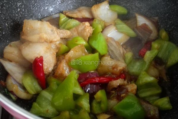 葱头炒五花肉的做法图解8