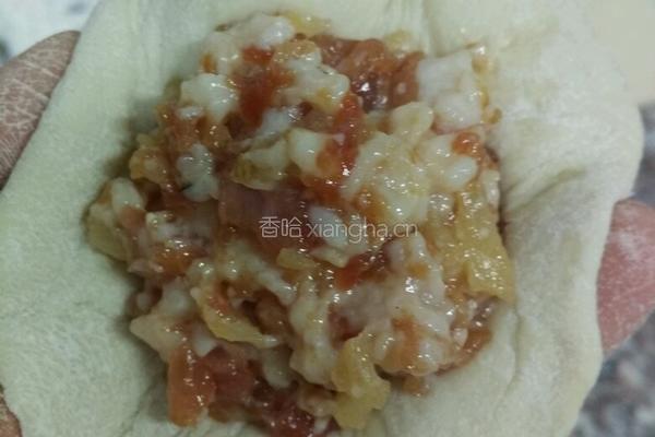 萝卜干肉馅包子的做法图解15