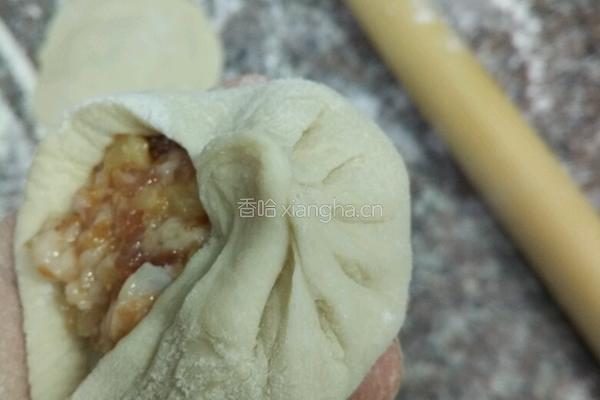 萝卜干肉馅包子的做法图解17
