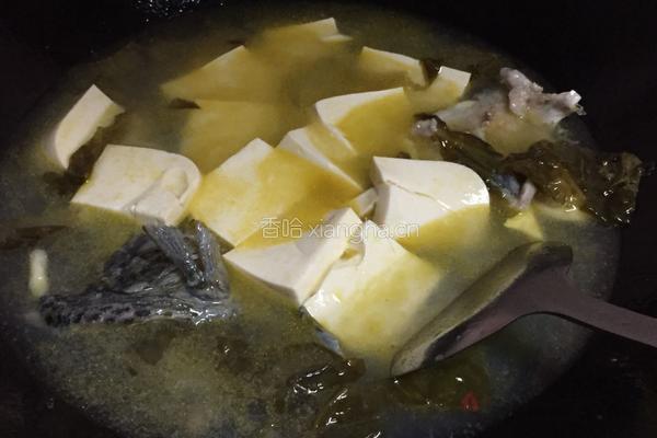 豆腐酸菜鱼的做法图解6