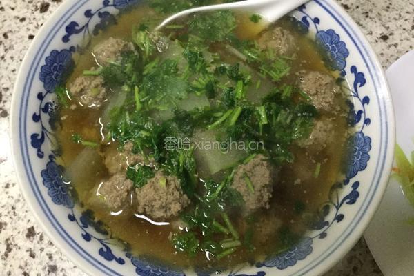 羊肉冬瓜丸子汤的做法图解15