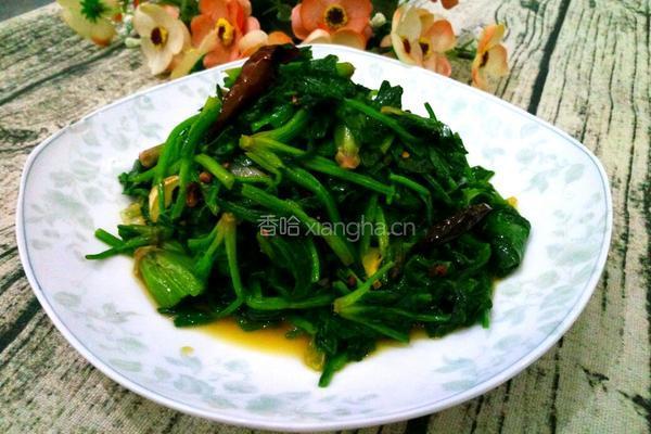 炝菠菜的做法图解11
