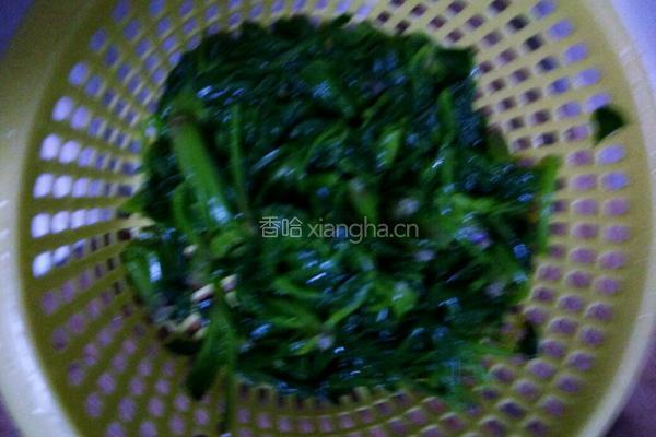 炝菠菜的做法图解4
