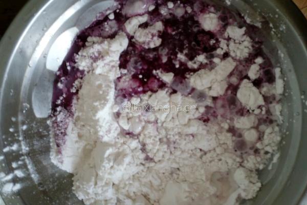 紫薯山药年糕的做法图解3