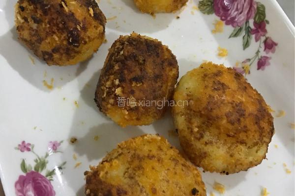 流心芝士土豆球的做法图解6