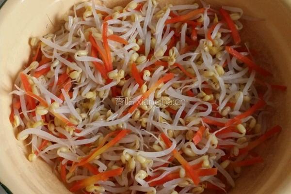 凉拌豆芽的做法图解3