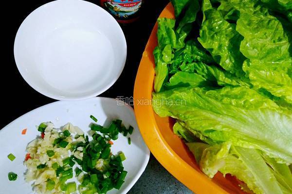 蚝油生菜的做法图解3