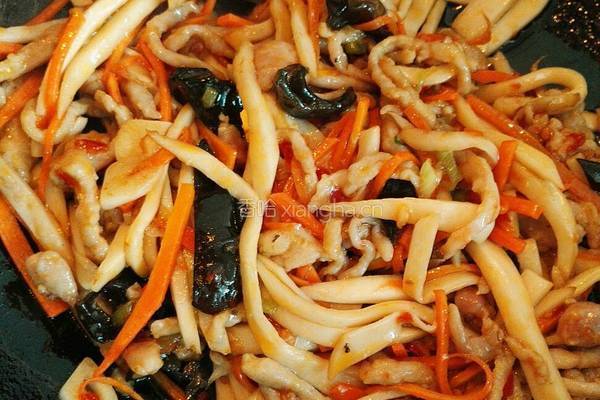 杏鲍菇炒肉丝的做法图解14