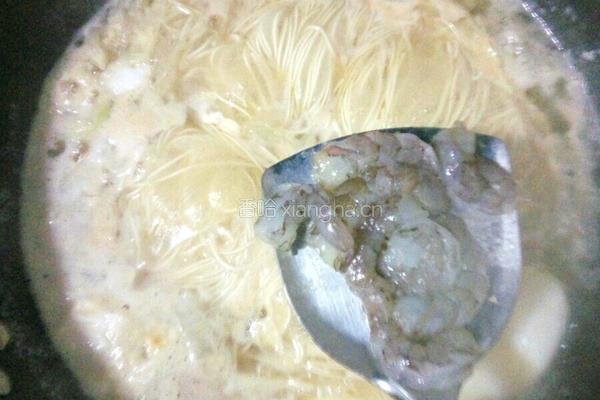 虾仁鸡蛋面的做法图解11