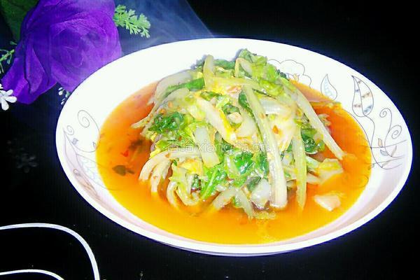 蒜蓉辣椒酱炒白菜的做法图解6