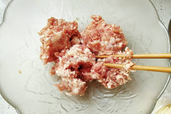 馄饨馅的做法图解2