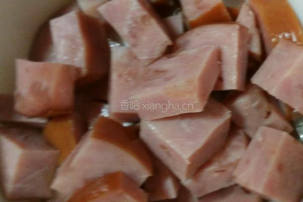 番茄黄瓜蛋炒饭的做法图解4