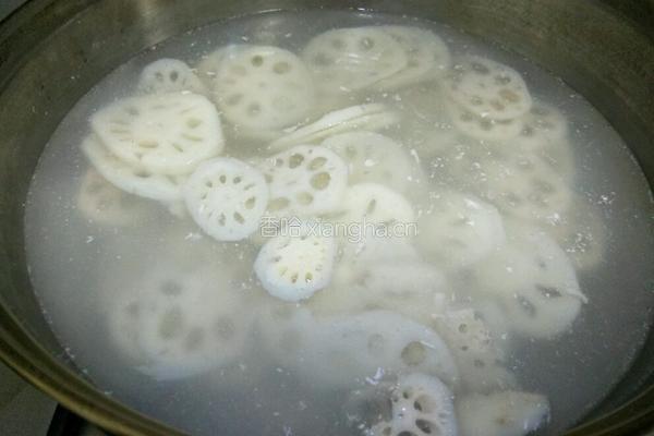 凉拌藕片的做法图解4