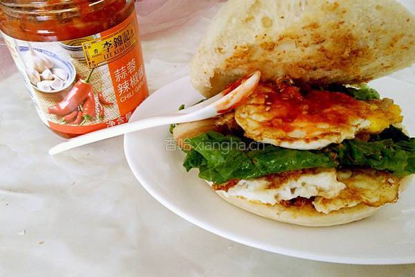 鸡蛋夹饼（辣）的做法图解6