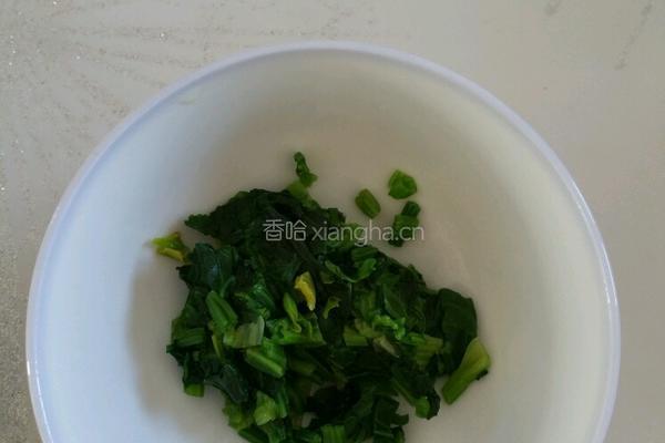 菠菜鸡肝粥的做法图解3