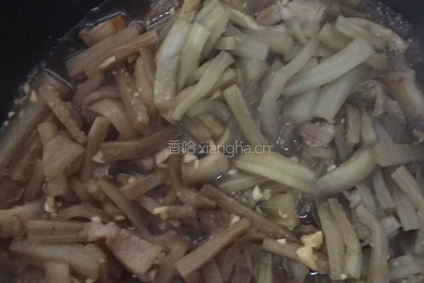 红烧瘦肉茄子的做法图解5