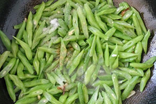 豆角炒鸡蛋的做法图解8