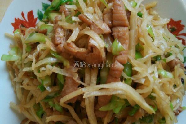 炒饼的做法图解8