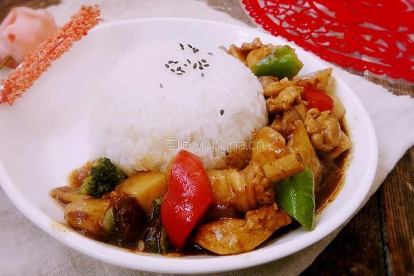 咖喱鸡肉饭的做法图解10