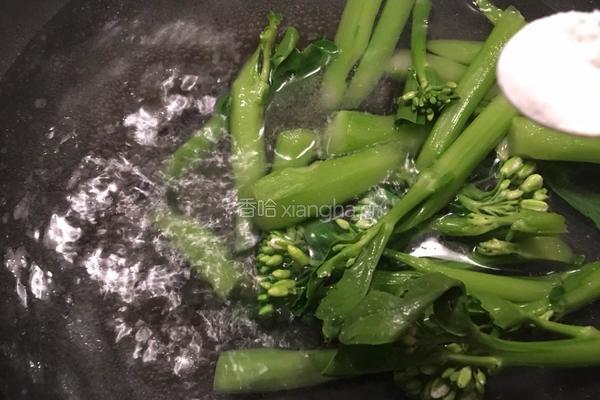 芥兰炒牛肉的做法图解4