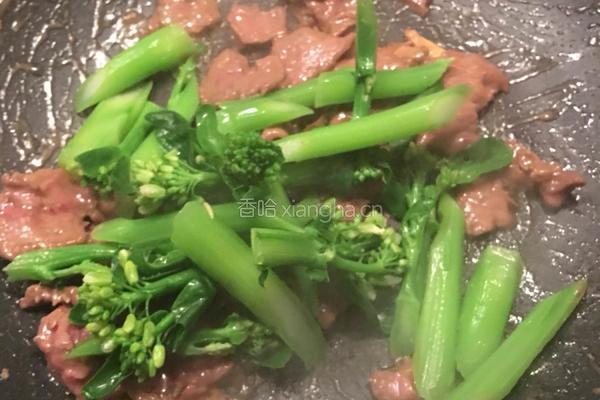 芥兰炒牛肉的做法图解8