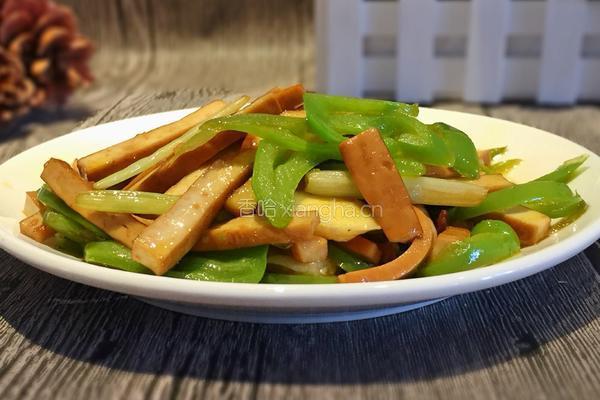 青椒豆干的做法图解5