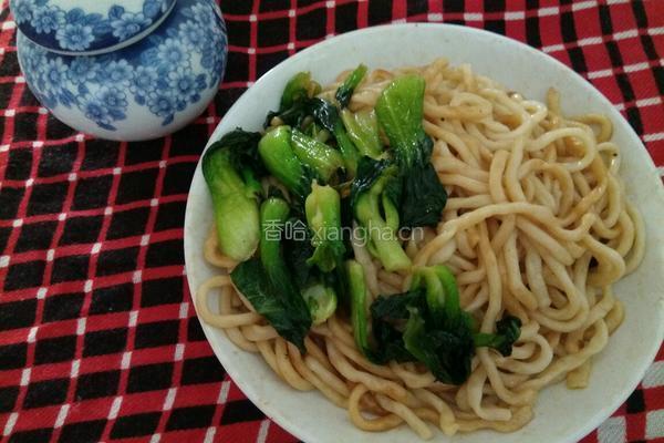 农家葱油拌面的做法图解4