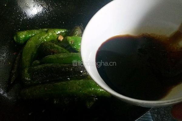 蚝油虎皮海椒的做法图解10