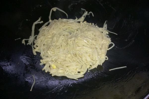 鸡蛋炒金针菇的做法图解9