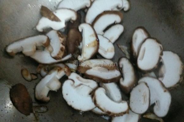 香菇炒油菜的做法图解8