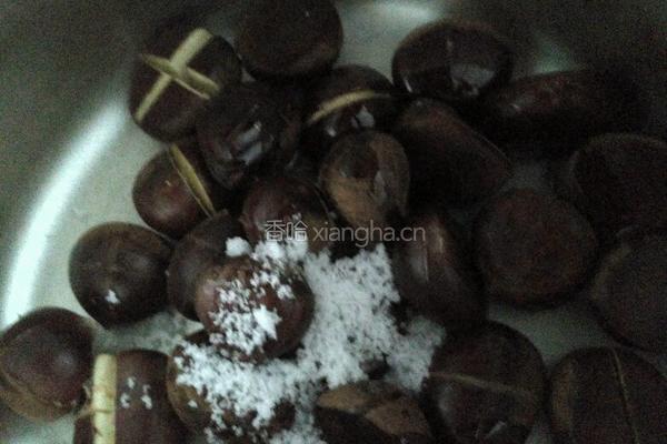 高压锅版糖炒栗子的做法图解4