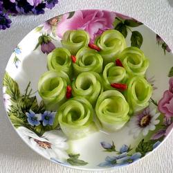青萝卜玫瑰花的做法[图]