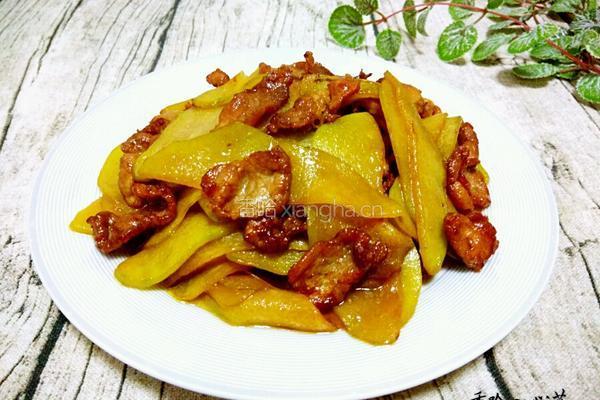 佛手瓜炒肉的做法图解14
