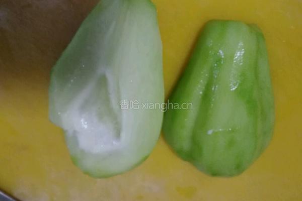 佛手瓜炒肉的做法图解3