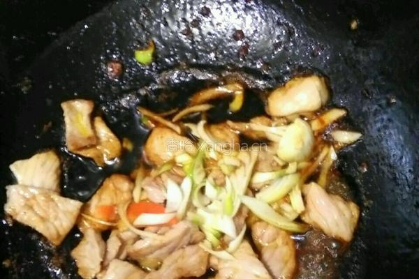 滑仔磨炒肉的做法图解4