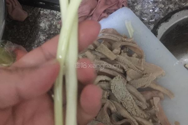 炒羊肚的做法图解6