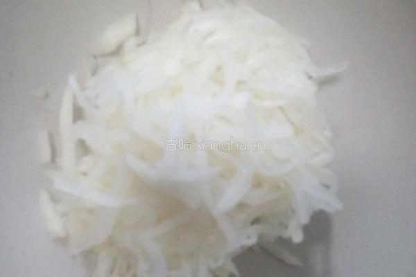 凉拌萝卜丝的做法图解4