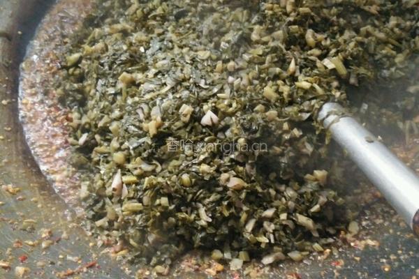 肉末炒酸菜的做法图解4